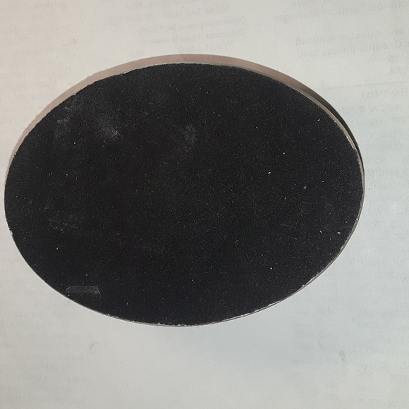 RARE BEAUTIFUL CARTE POSTALE HUMMINGBIRD OVAL FELT BOTTOM PAPERWEIGHT - Picture 4 of 4